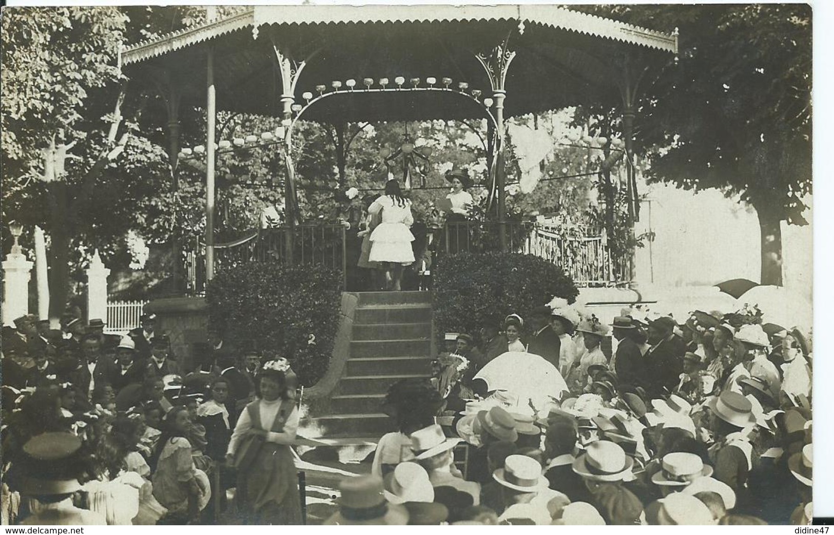 LANGEAIS - CARTE PHOTO - Distribution Des Prix Des écoles14 Juillet 1909 - Langeais