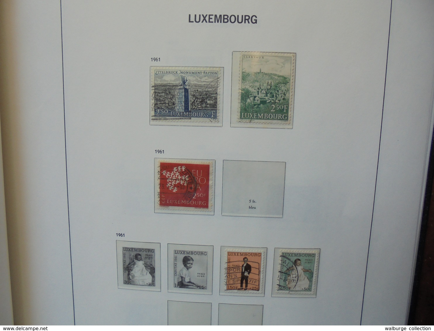 LUXEMBOURG EN 2 ALBUMS NEUFS+OBLITERES (LIRE DESCRIPTION AVANT D'ENCHERIR !!!) (2150) 2 KILOS 300 - Collections