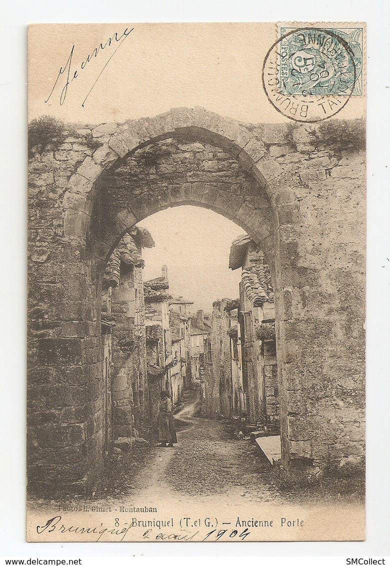 82 Bruniquel, Ancienne Porte (4104) - Bourg De Visa
