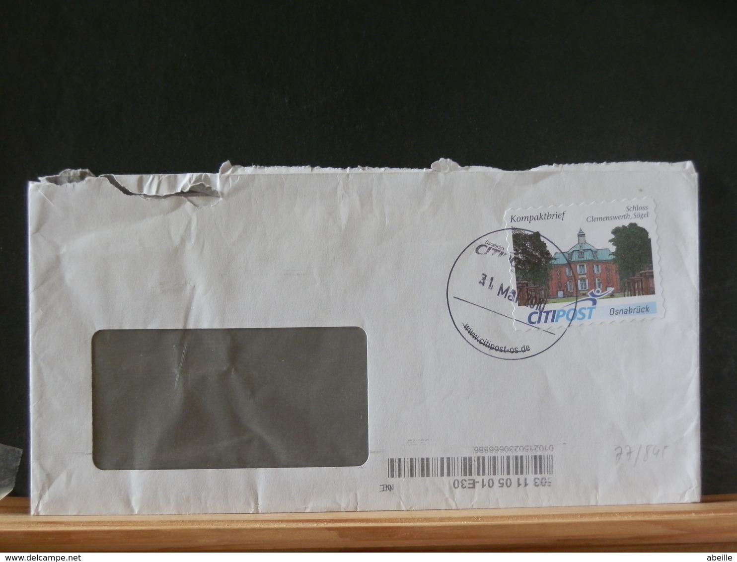 77/845   LETTRE  ALLEMAGNE - Private & Local Mails