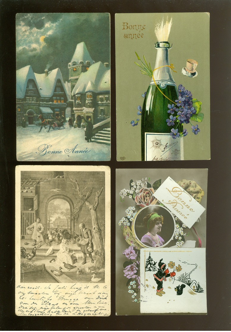 Beau Lot De 60 Cartes Postales De Fantaisie   Mooi Lot 60 Postkaarten Van Fantasie -  60 Scans - 5 - 99 Cartes