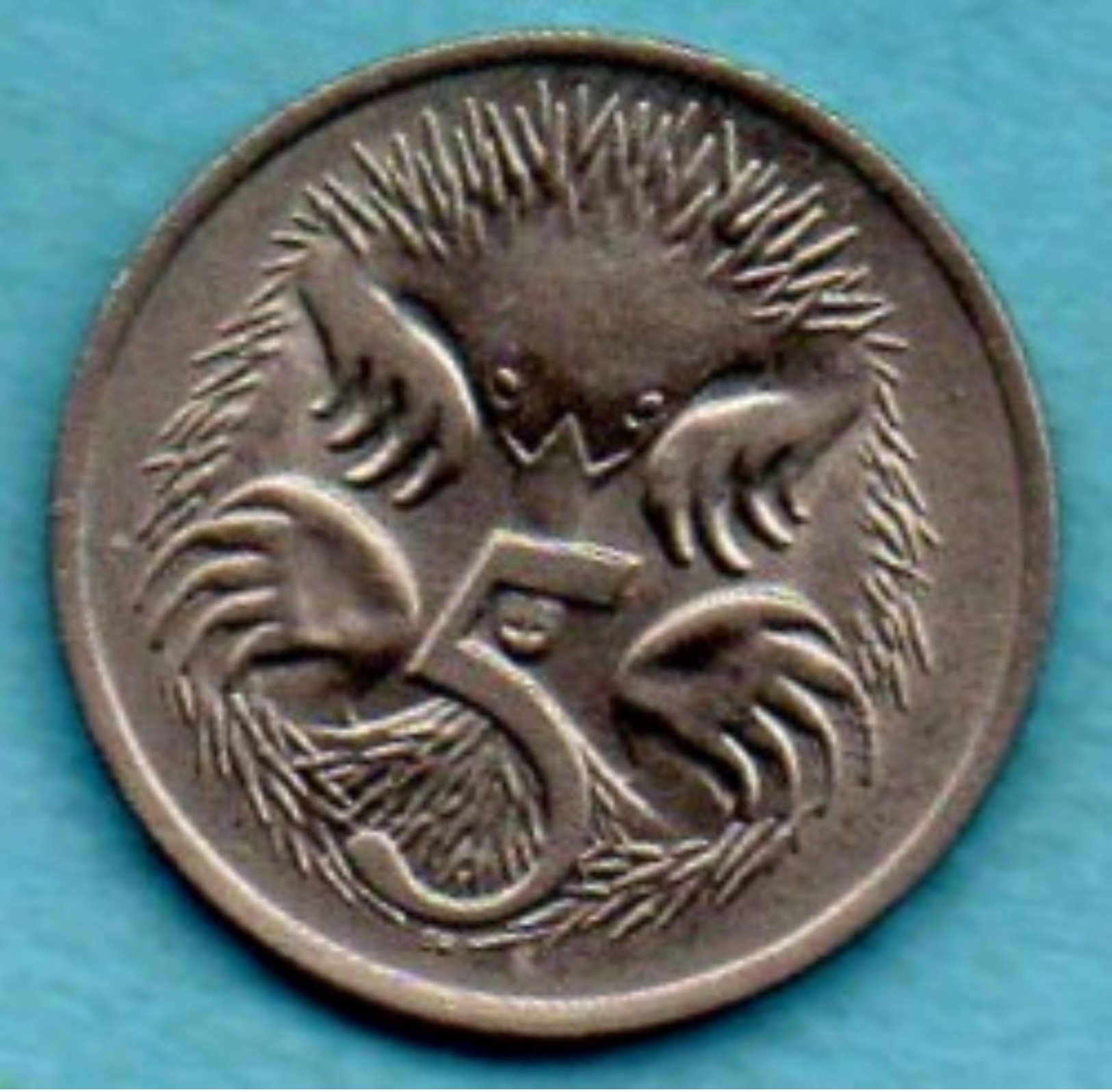 (r65)  AUSTRALIE / AUSTRALIA  5 CENTS 1971  KM#64 - 5 Cents