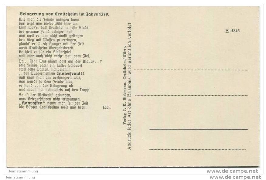 Belagerung Von Crailsheim Im Jahre 1379 - Crailsheim