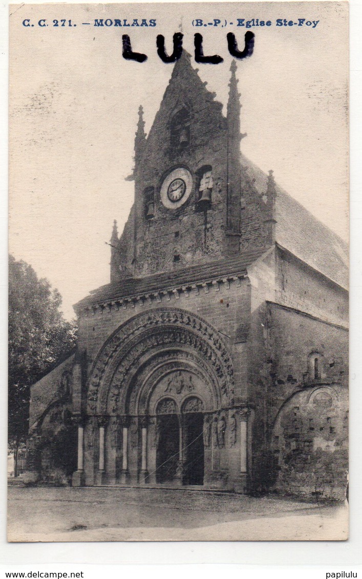 DEPT 64 : édit. C C N° 271 : Morlaas église Sainte Foy - Morlaas