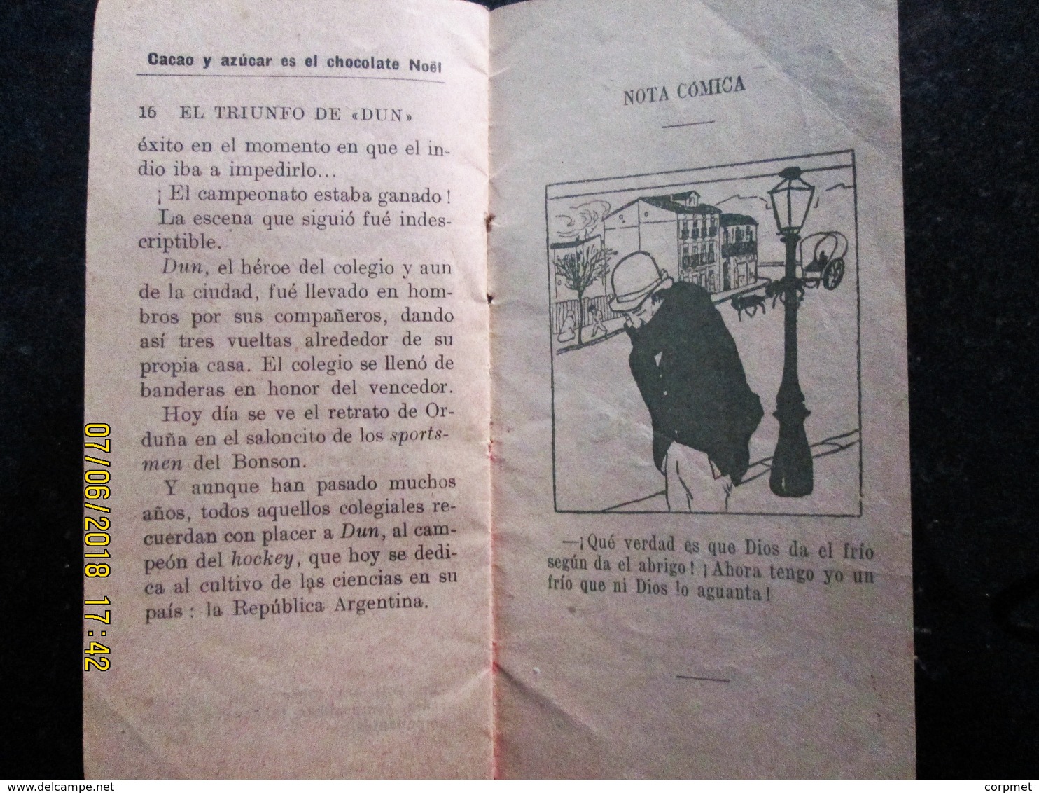 CHOCOLATES NOEL - 8 LIBROS MINIATURA 7 X 14 - Contracapa BIOGRAFIAS JUGADORES DE FUTBOL -c/1910's - Géographie & Voyages