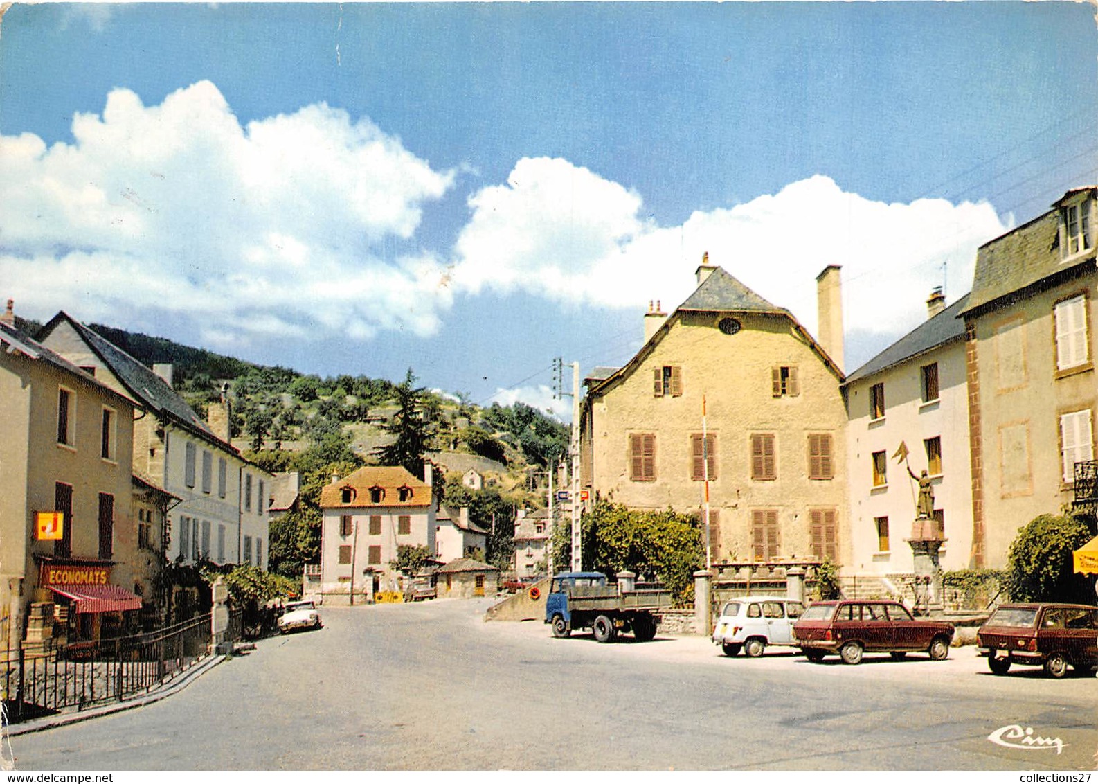 48-LA CANOURGUE- LA PLACE JEANNE-D'ARC - Autres & Non Classés