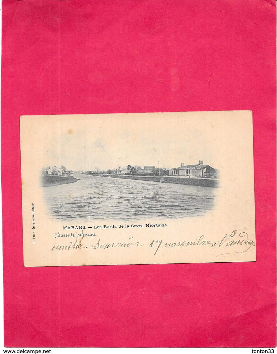MARANS - 17 - CPA DOS SIMPLE - Les Bords De La Sèvre Niortaise - NANT5/BARA - - Autres & Non Classés
