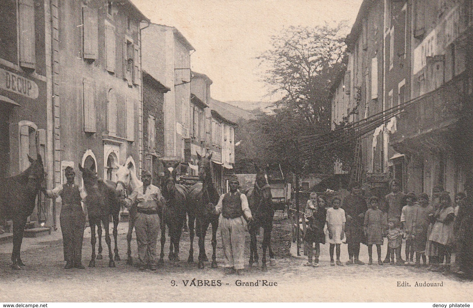 12/ Vabres - Grand Rue    - Edition Audouard 9 - Vabres