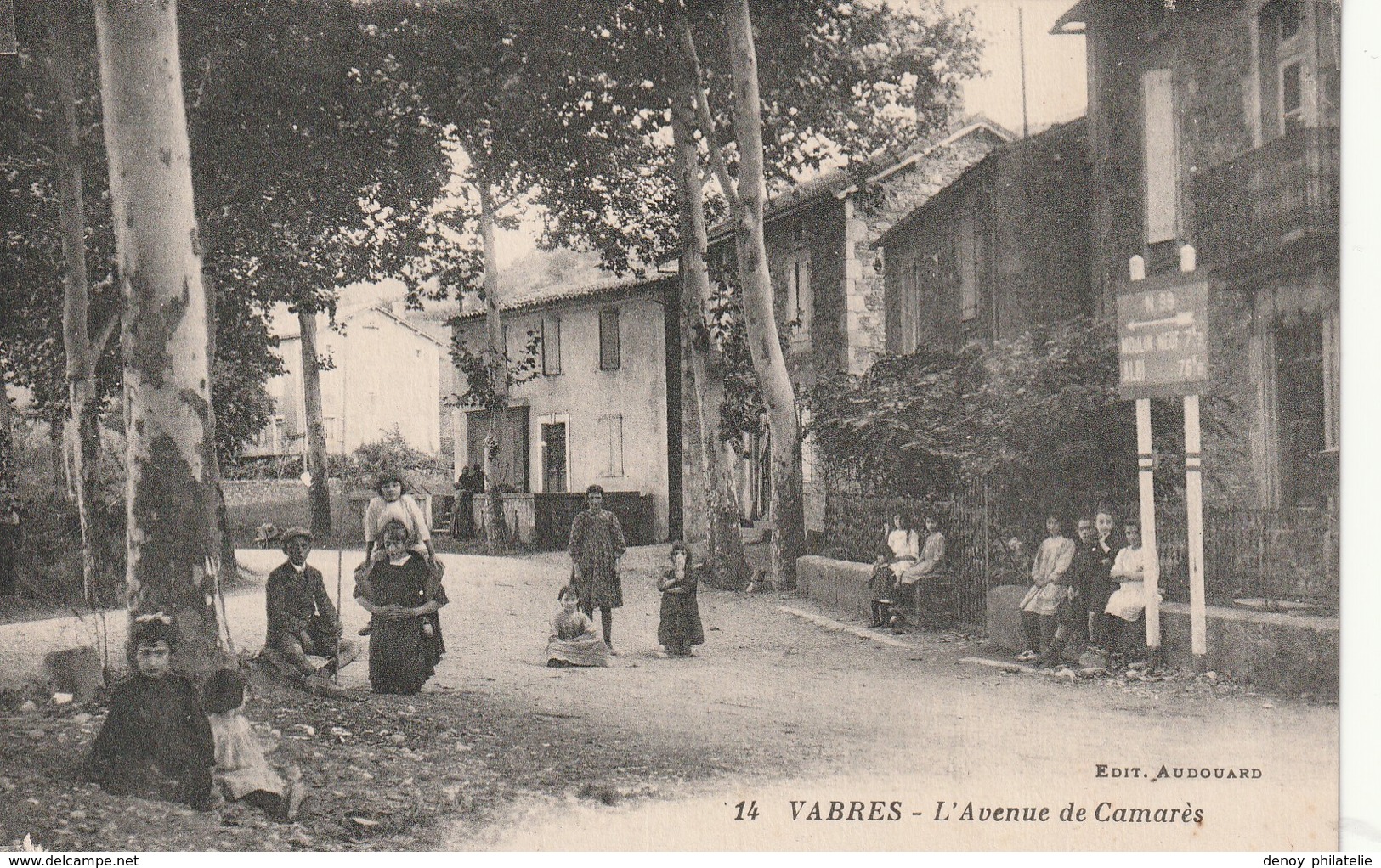 12/ Vabres - L'Avenue De Camares  - Edition Audouard 14 - Vabres