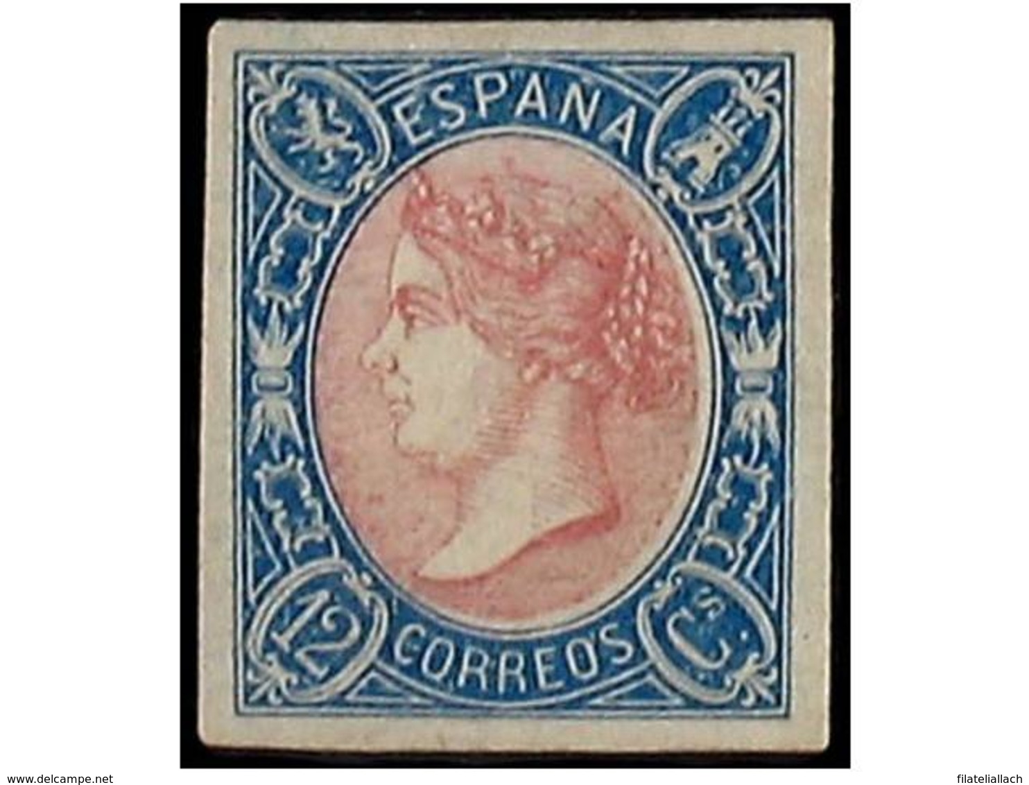 SPAIN: ISABEL II. 1850-65. IMPERF. ISSUES - Other & Unclassified