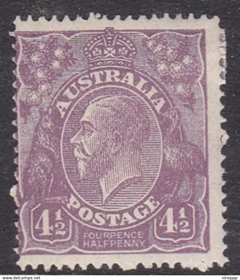 Australia SG 81 1924 King George V,Four And Half Violet,Single Watermark, Mint Hinged - Ungebraucht