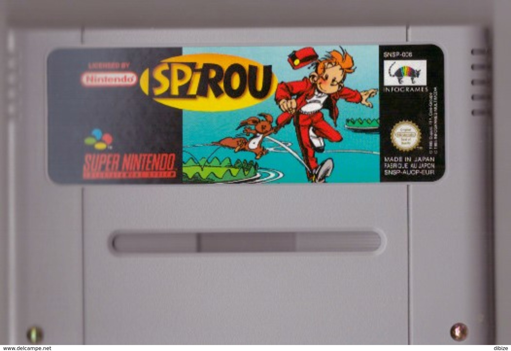 Cartouche Jeu Super Nintendo Spirou - Other & Unclassified