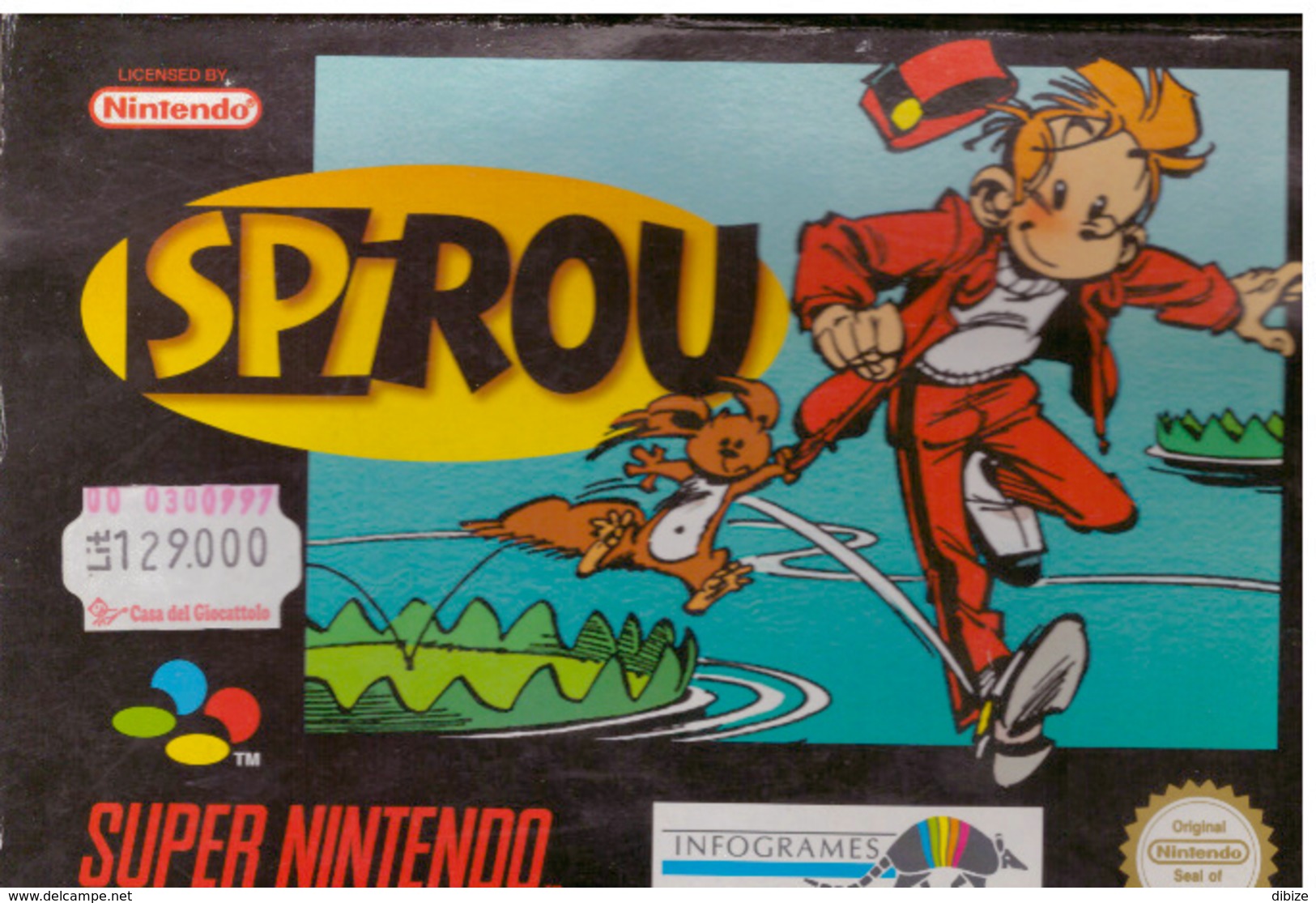 Cartouche Jeu Super Nintendo Spirou - Other & Unclassified