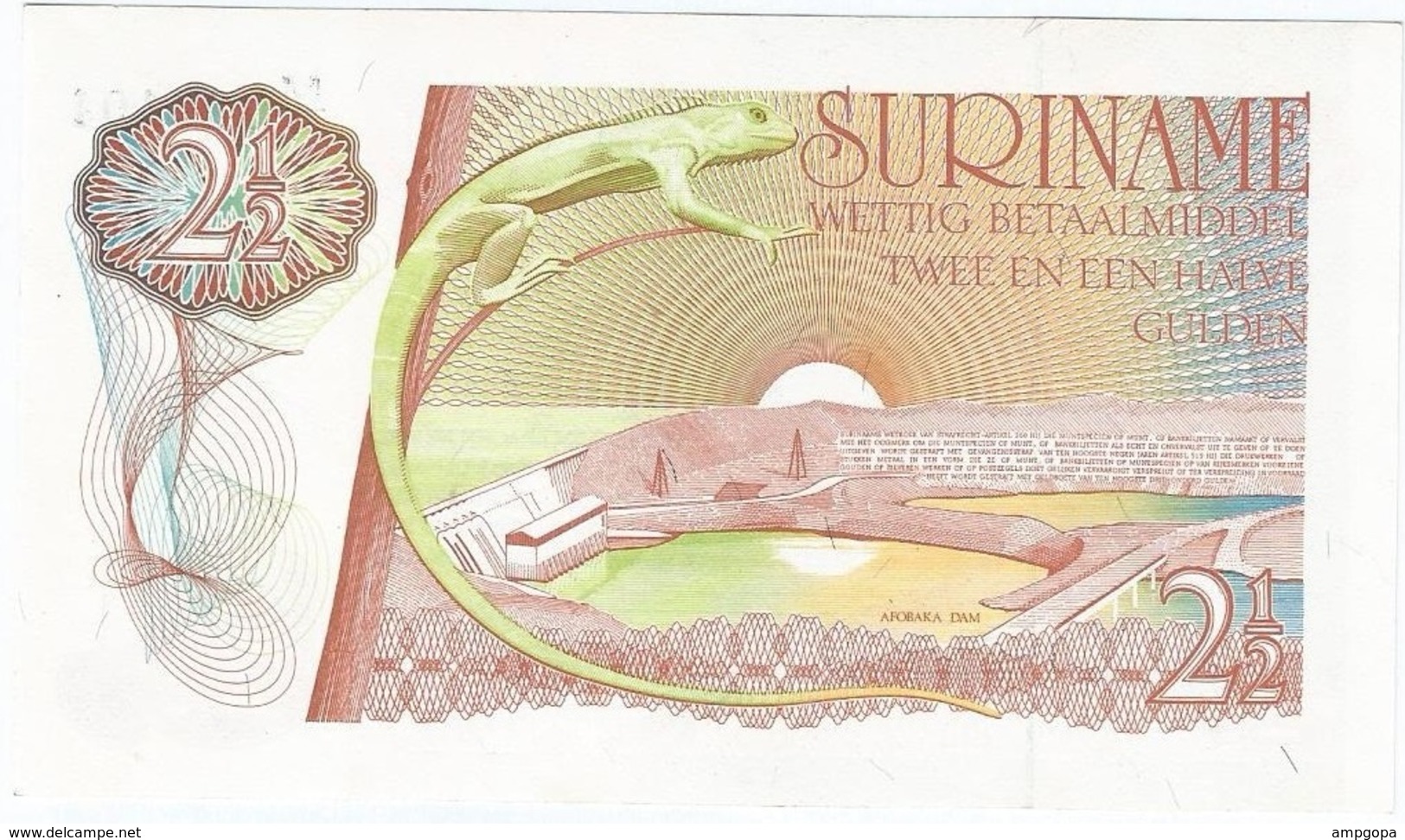 Surinam - Suriname 2,5 Gulden 1-11-1985 Pick 119a UNC - Surinam