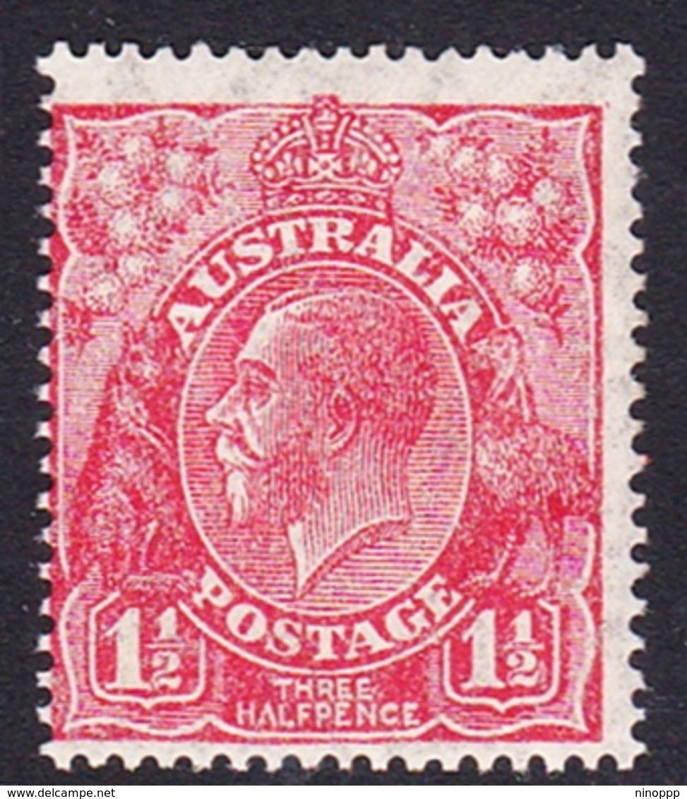 Australia SG 87a 1927 King George V,1d  And Half Golden Scarlet,Small Multiple Watermark Perf 14, Mint Never Hinged - Ungebraucht
