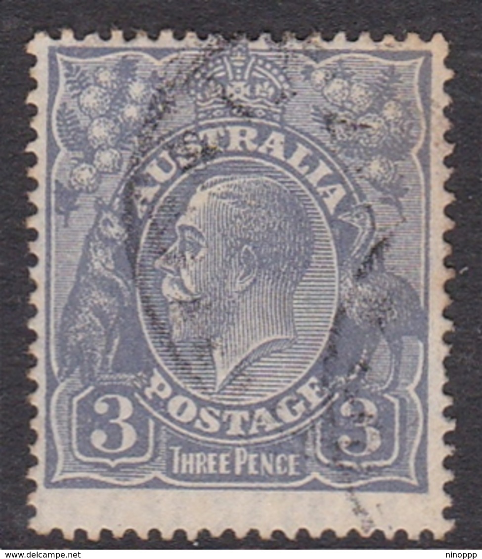 Australia SG 90 1926 King George V,3d Ultramarine,Small Multiple Watermark Perf 14, Used - Oblitérés