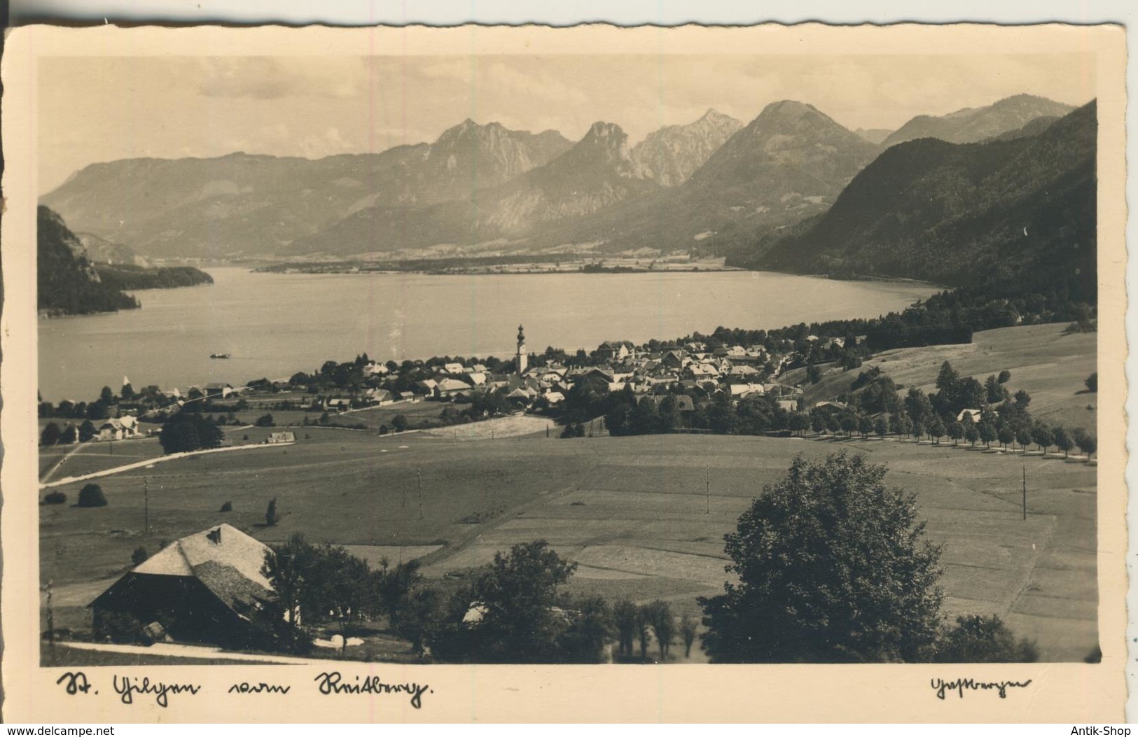 St. Gilgen V. 1936  Dorfansicht  (567) - St. Gilgen