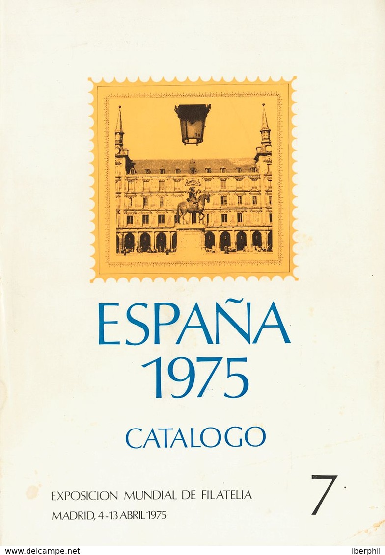 Pruebas De Lujo. ** 1/2P 1975. Pruebas De Lujo (dentro Del Catálogo De La Exposición). ESPAÑA 75. MAGNIFICAS. - Altri & Non Classificati