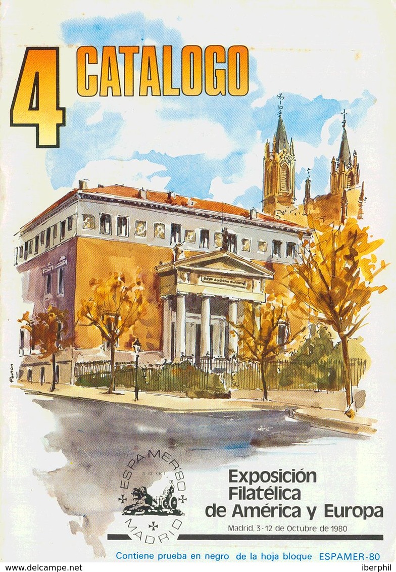 Pruebas De Lujo. ** 3P 1980. Prueba De Lujo (con Libro De La Exposición). ESPAMER 80. MAGNIFICA. 2018 37. - Otros & Sin Clasificación