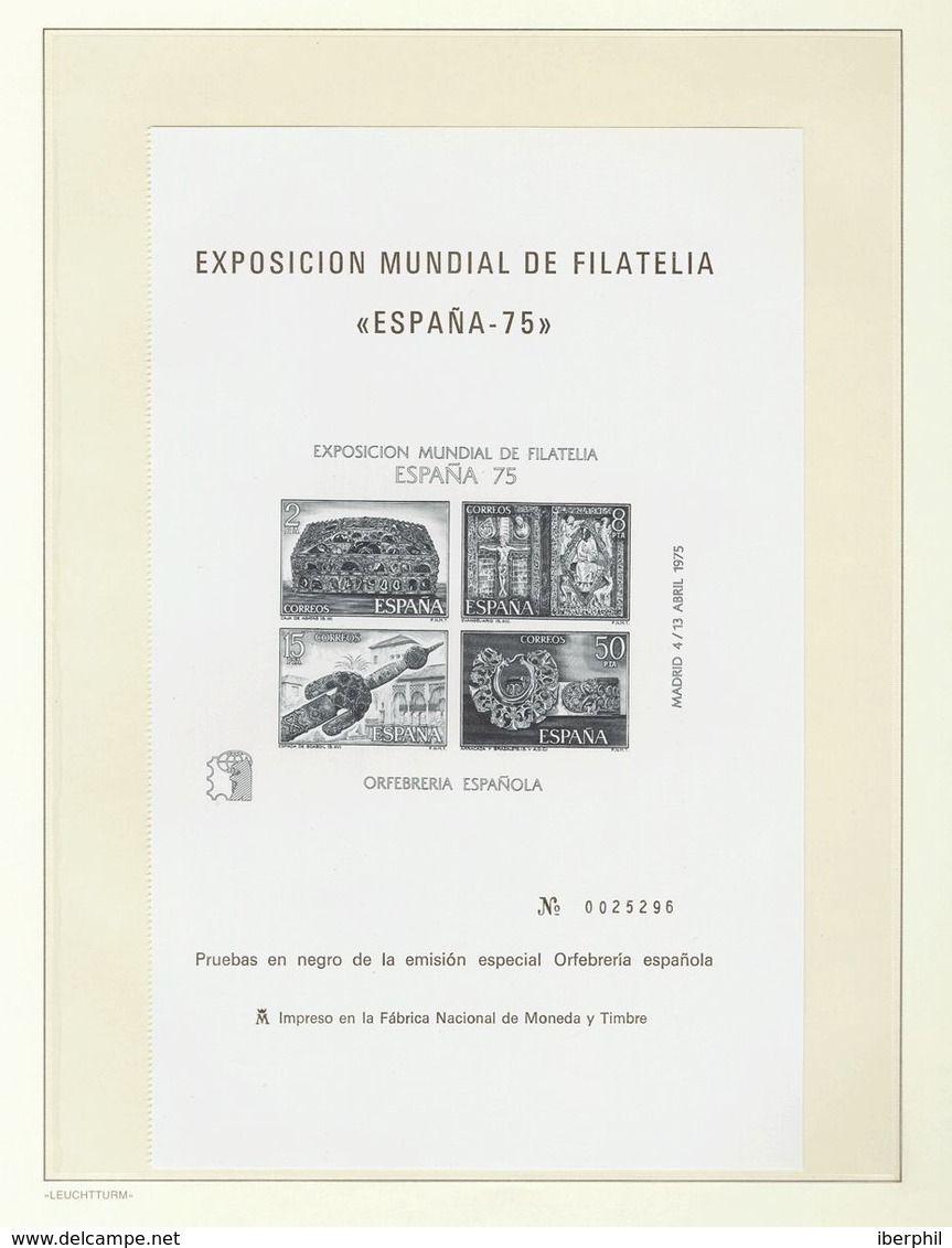 Pruebas De Lujo. ** (1975ca). Conjunto De Pruebas De Lujo Entre 1975 Y 2000, Conteniendo Las Pruebas De España 75, Espam - Otros & Sin Clasificación