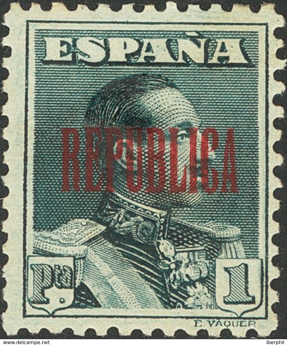 Emisiones Locales Republicanas. Barcelona. * 1931. Conjunto De Sellos Con Sobrecarga República, Incluyendo Una Serie Com - Emisiones Repúblicanas