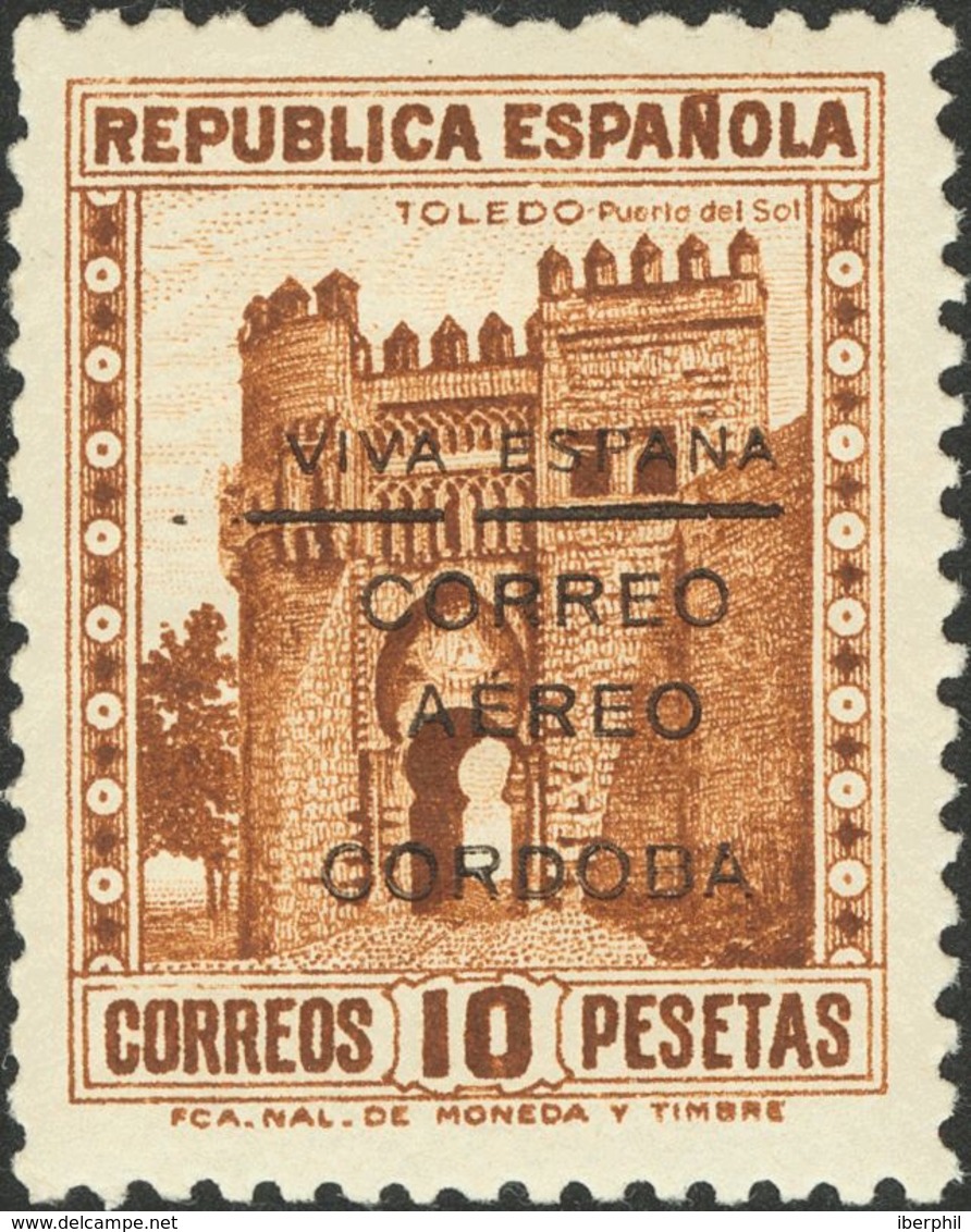 Emisiones Locales Patrióticas. Córdoba. * 43344 1937. Serie Completa. MAGNIFICA Y RARA. - Emisiones Nacionalistas