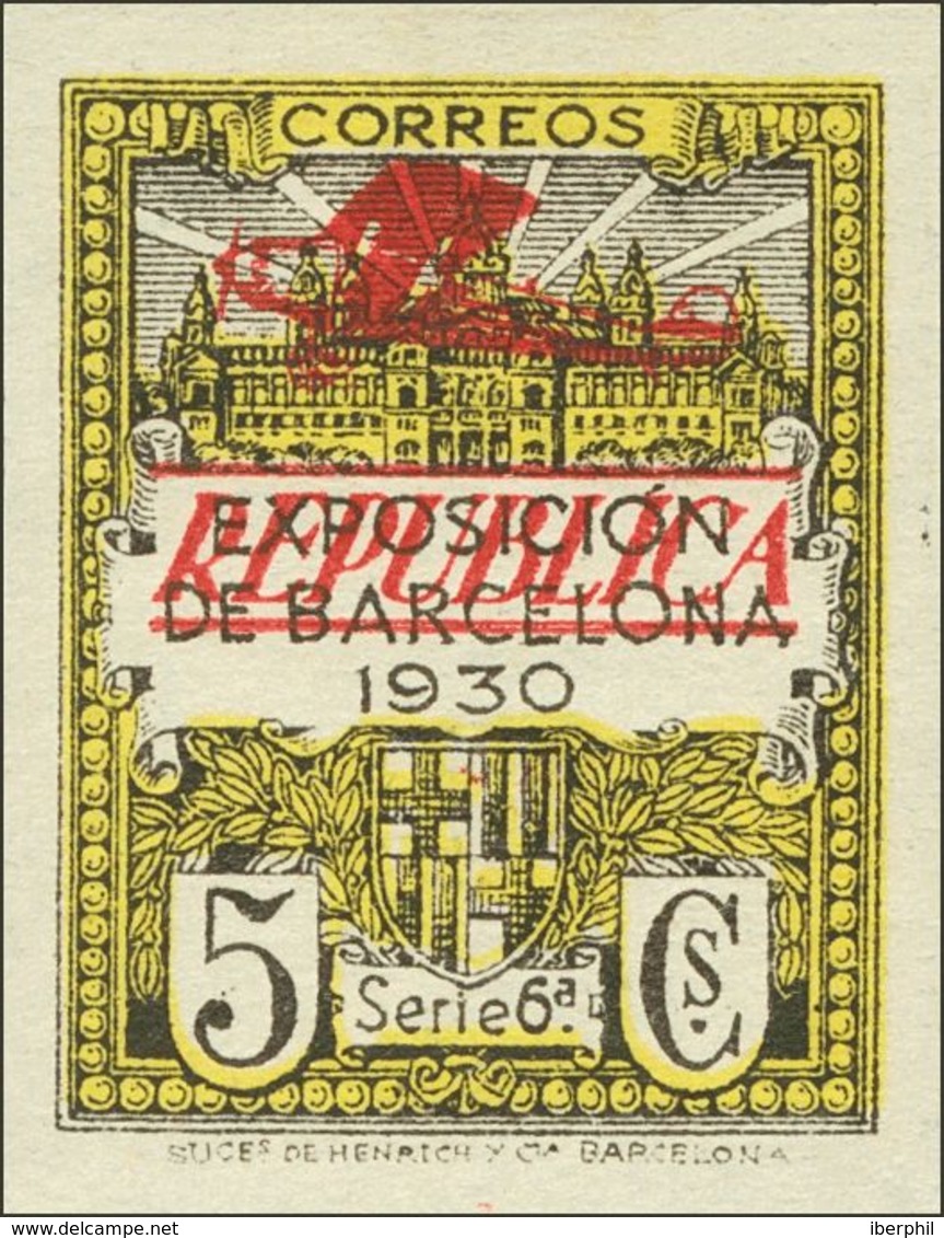 Ayuntamiento De Barcelona. ** NE9/16 1932. Serie Completa. NO EMITIDA. MAGNIFICA. 2018 130. - Altri & Non Classificati