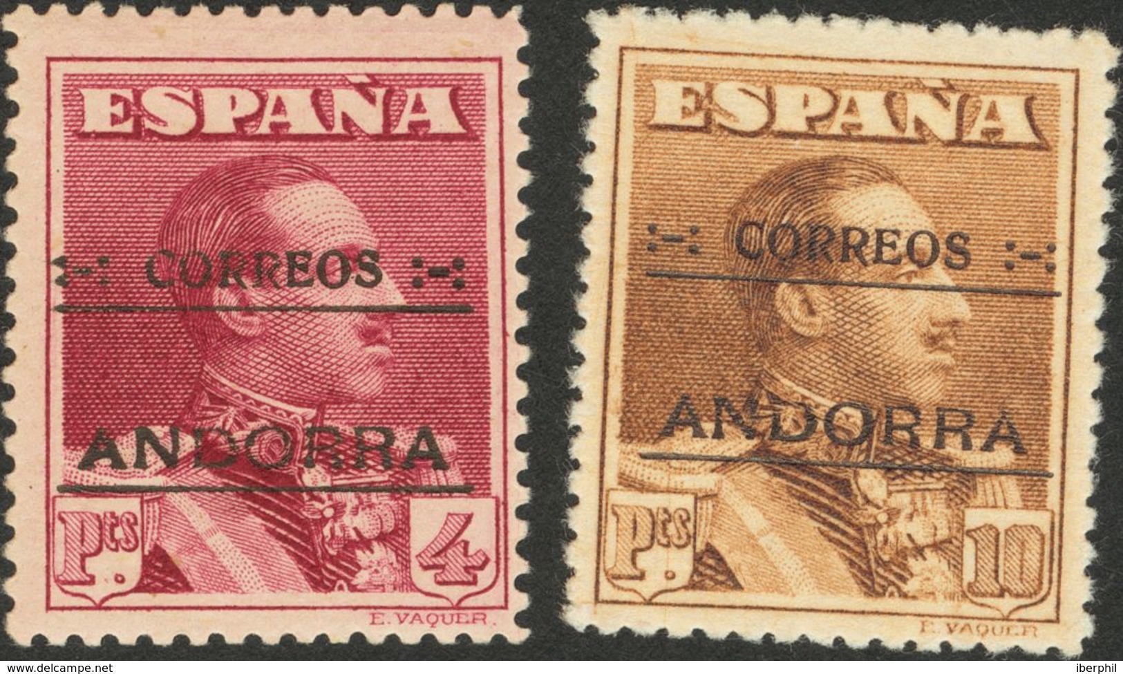 Andorra. * 2/8d, 11d, 12d 1928. 5 Cts, 10 Cts, 15 Cts, 20 Cts, 25 Cts, 30 Cts, 40 Cts, 4 Pts Y 10 Pts. DENTADO 14. MAGNI - Other & Unclassified