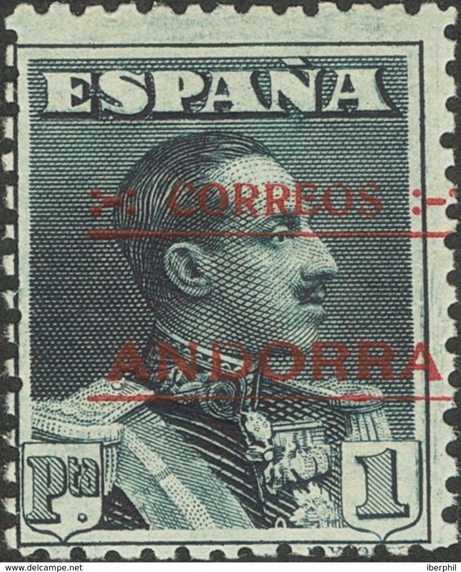 Andorra. ** 10N, 12N 1928. 1 Pts Pizarra Y 10 Pts Castaño. NºA000.000. BONITOS Y RAROS. 2013 3265. - Other & Unclassified