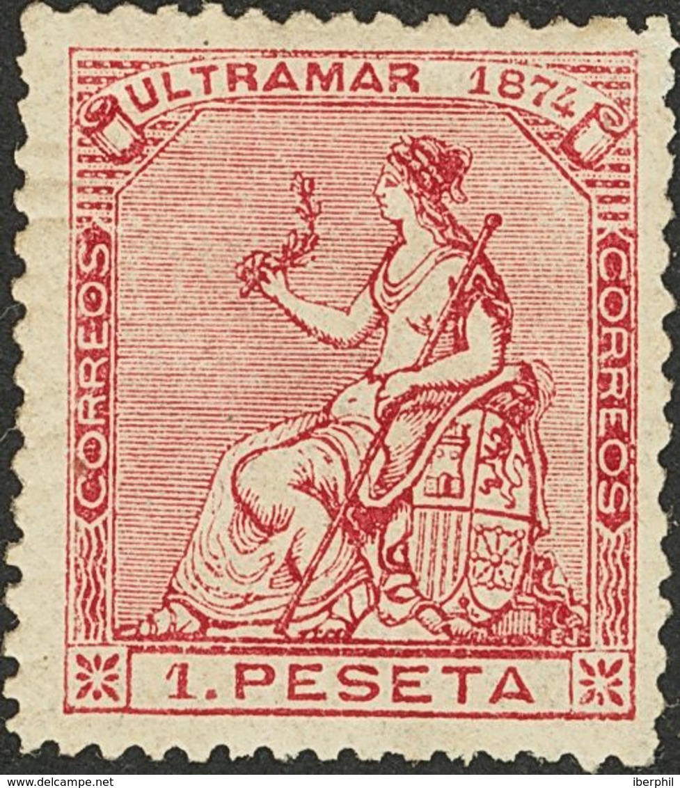 Cuba. * 27/30 1874. Serie Completa, A Falta Del 50 Cts Gris. MAGNIFICA. 2018 416. - Kuba (1874-1898)