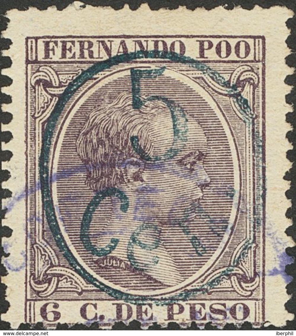 Fernando Poo. */(*) 1896. Conjunto De Sellos Sueltos De La Emisión De 1896 (calidades Diversas). ALTISIMO VALOR DE CATAL - Fernando Po