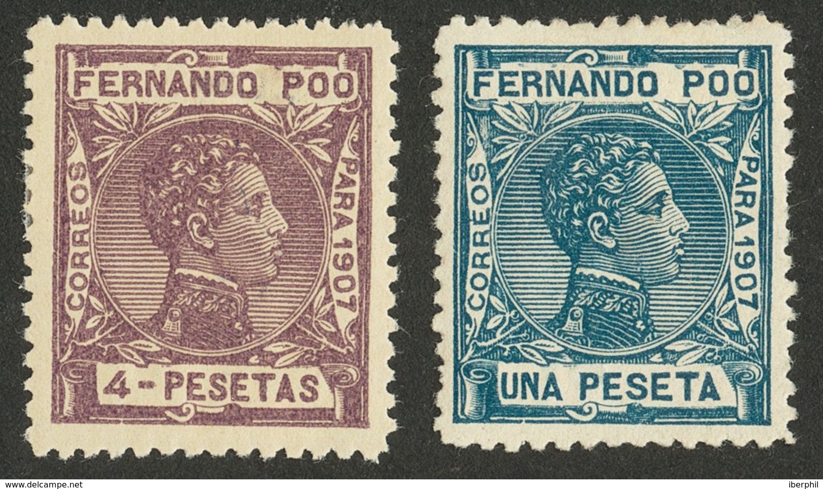 Fernando Poo. * 152/67 1907. Serie Completa. Bien Centrada. MAGNIFICA. 2018 134. - Fernando Po