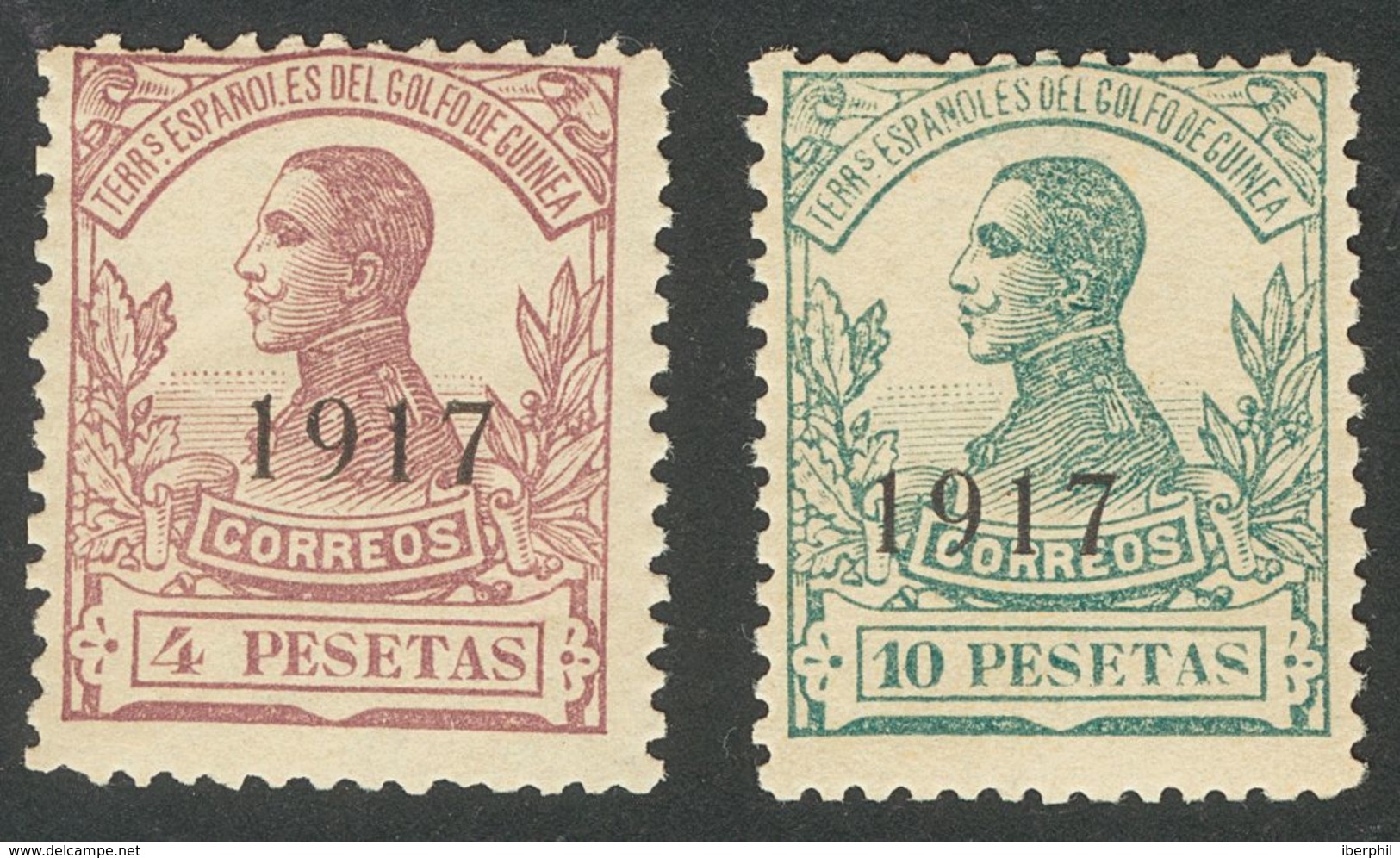 Guinea. * 111/23 1917. Serie Completa. BONITA. 2018 535. - Guinea Spagnola