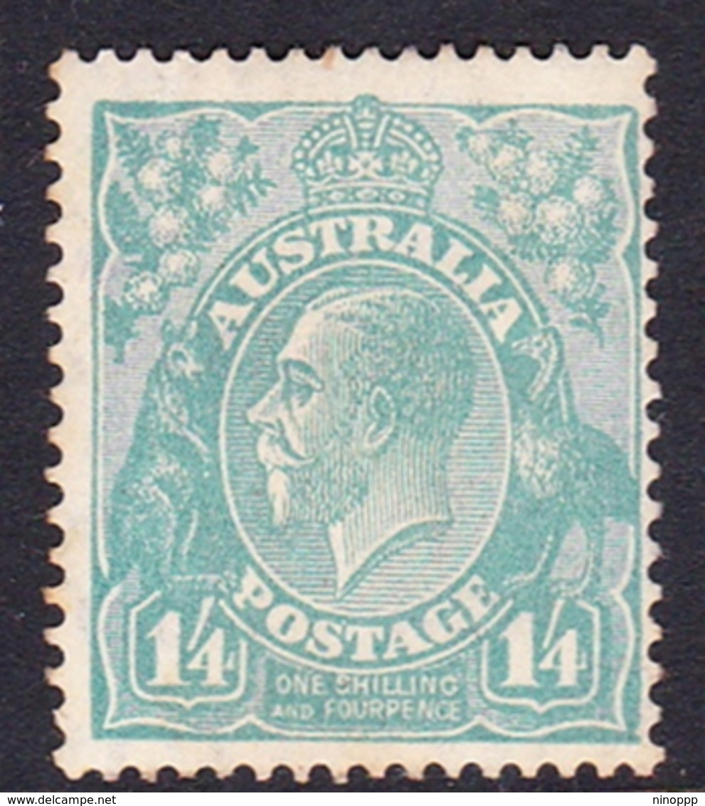 Australia SG 104 1928 King George V,1sh And 4d,Small Multiple Watermark Perf 13.5.12.5, Mint Hinged - Mint Stamps