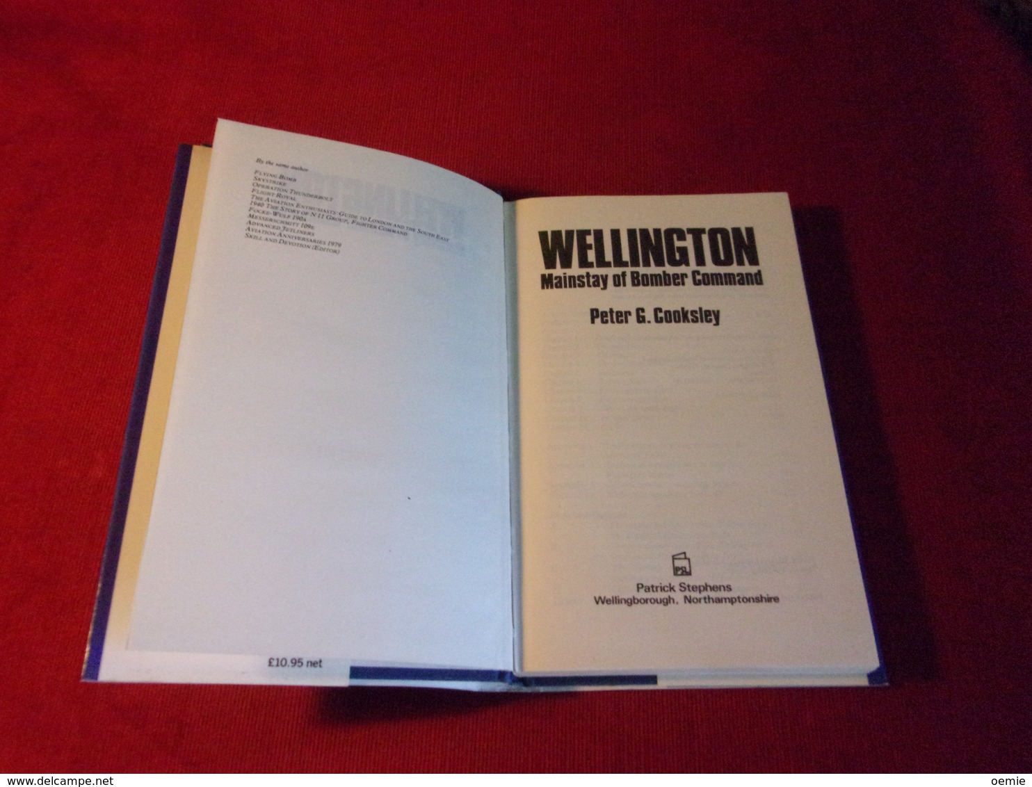 WELLINGTON MAINSTAY OF BOMBER COMMAND  /  PETER COOKSLEY - Sonstige & Ohne Zuordnung