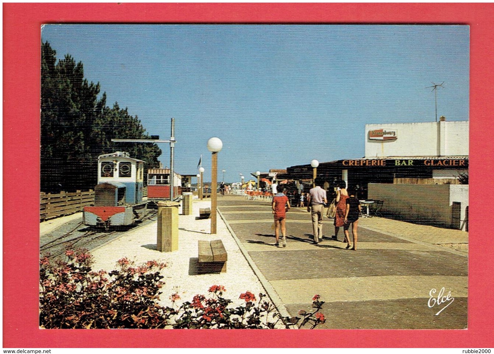 CAP FERRET DEPART DU PETIT TRAIN CARTE EN TRES BON ETAT - Altri & Non Classificati