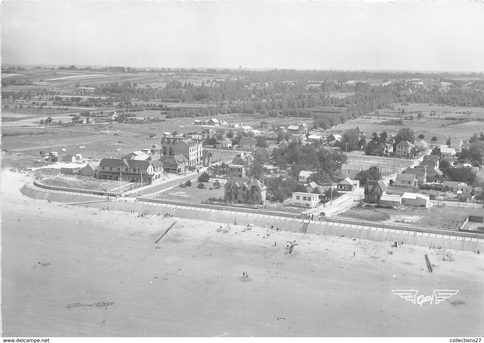 50-HAUTEVILLE-SUR-MER- VUE GENERALE DU CIEL - Autres & Non Classés