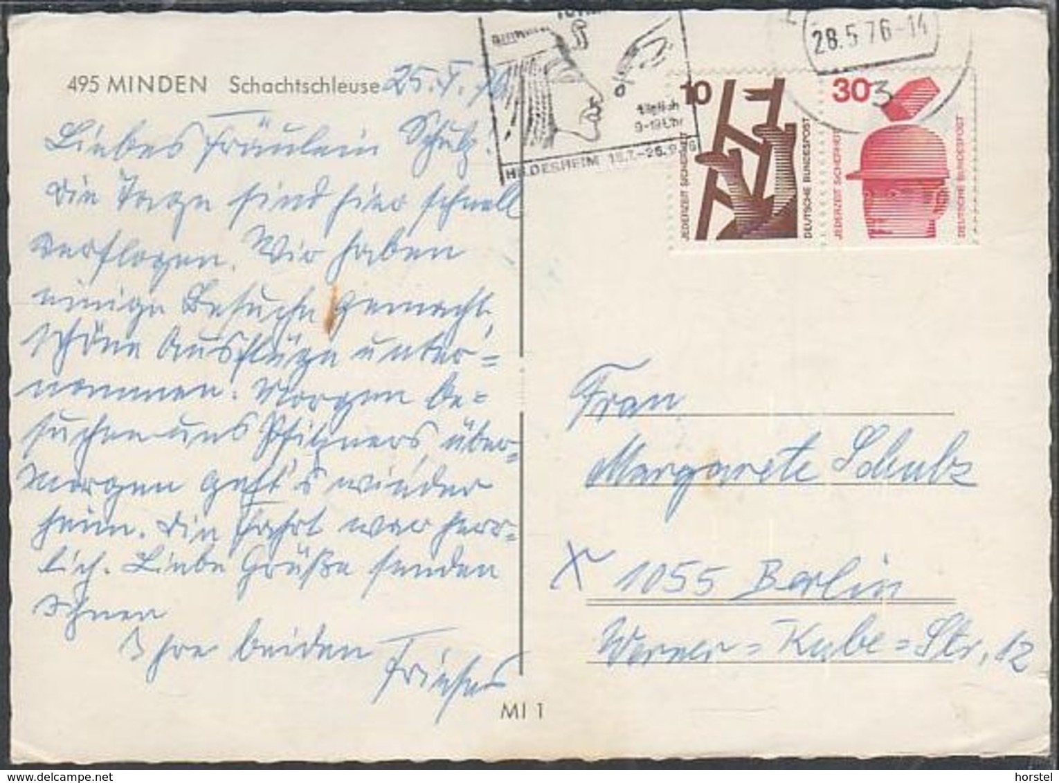 D-32423 Minden - Schachtschleuse Mit Dampfer "Pollux" - Nice Stamps - Minden