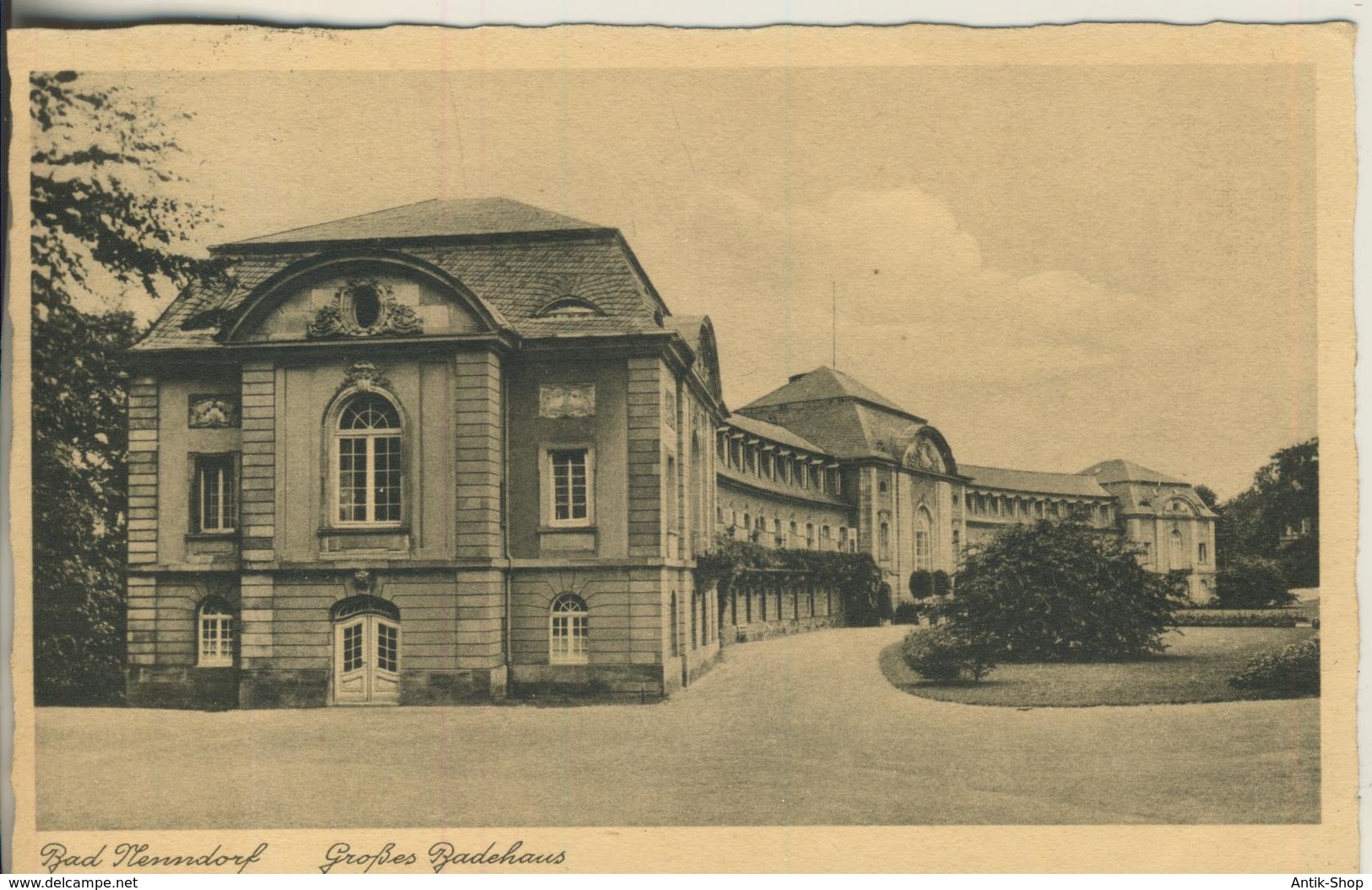 Bad Nenndorf V. 1934  Großes Badehaus (573) - Bad Nenndorf