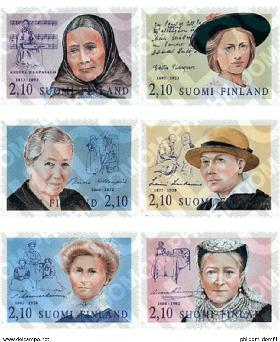 Ref. 103289 * MNH * - FINLAND. 1992. FINNISH EMINENT PERSONS . FINLANDESAS EMINENTES - Neufs