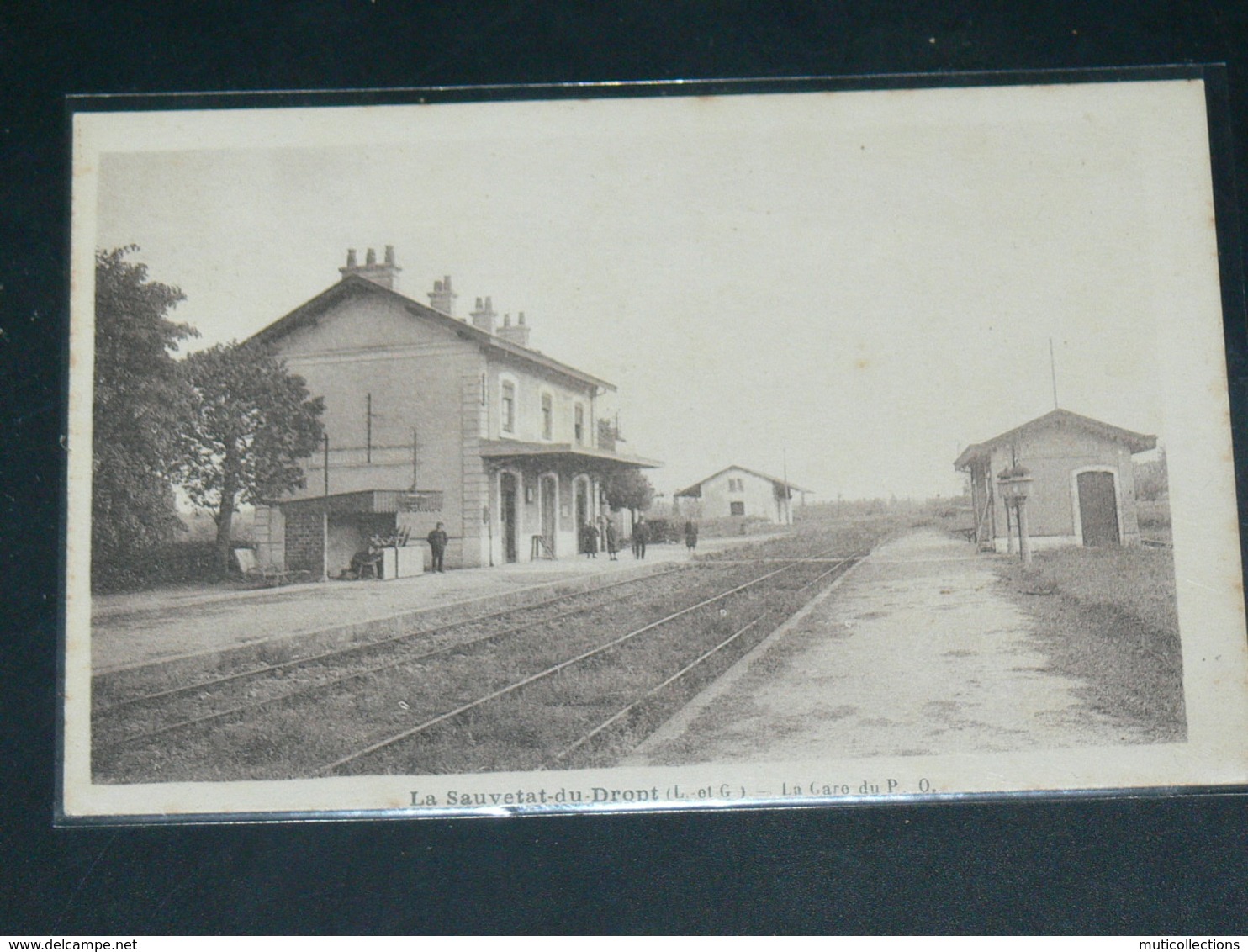 LA SAUVETAT DU DROPT  / ARDT   Marmande  1930 /      VUE GARE  .....  EDITEUR - Otros & Sin Clasificación