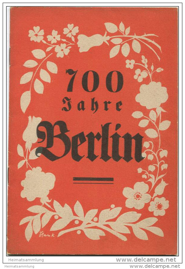 700 Jahre Berlin - Werbeheft Für Den Berliner-Lokalanzeiger - 28 Seiten Mit Vielen Abbildungen - Berlin