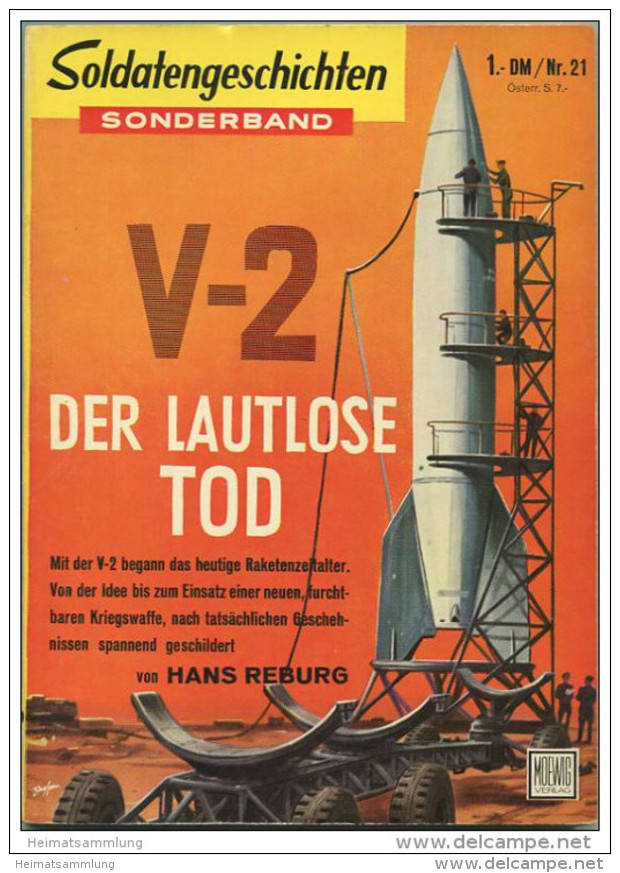 Soldatengeschichten - Sonderband - V-2 Der Lautlose Tod - Hans Reburg - Moewig-Verlag München - 96 Seiten - Sonstige & Ohne Zuordnung