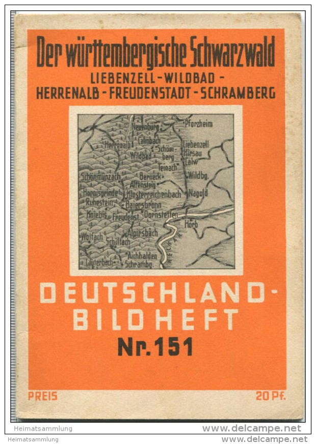Deutschland - Nr.151 Deutschland-Bildheft - Der Württembergische Schwarzwald - Liebenzell - Wildbad - Herrenalb - - Reiseprospekte