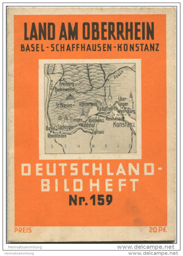 Nr.159 Deutschland-Bildheft - Land Am Oberrhein - Basel - Schaffhausen - Konstanz - Autres & Non Classés