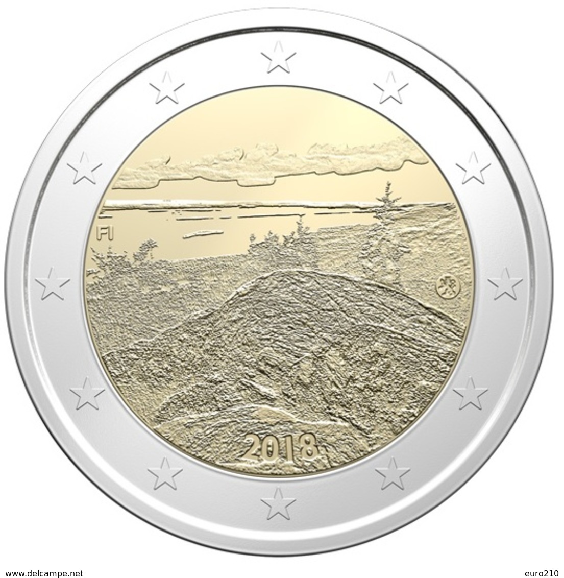 FINLANDIA - 2 Euro 2018 - KOLI - UNC - Finland