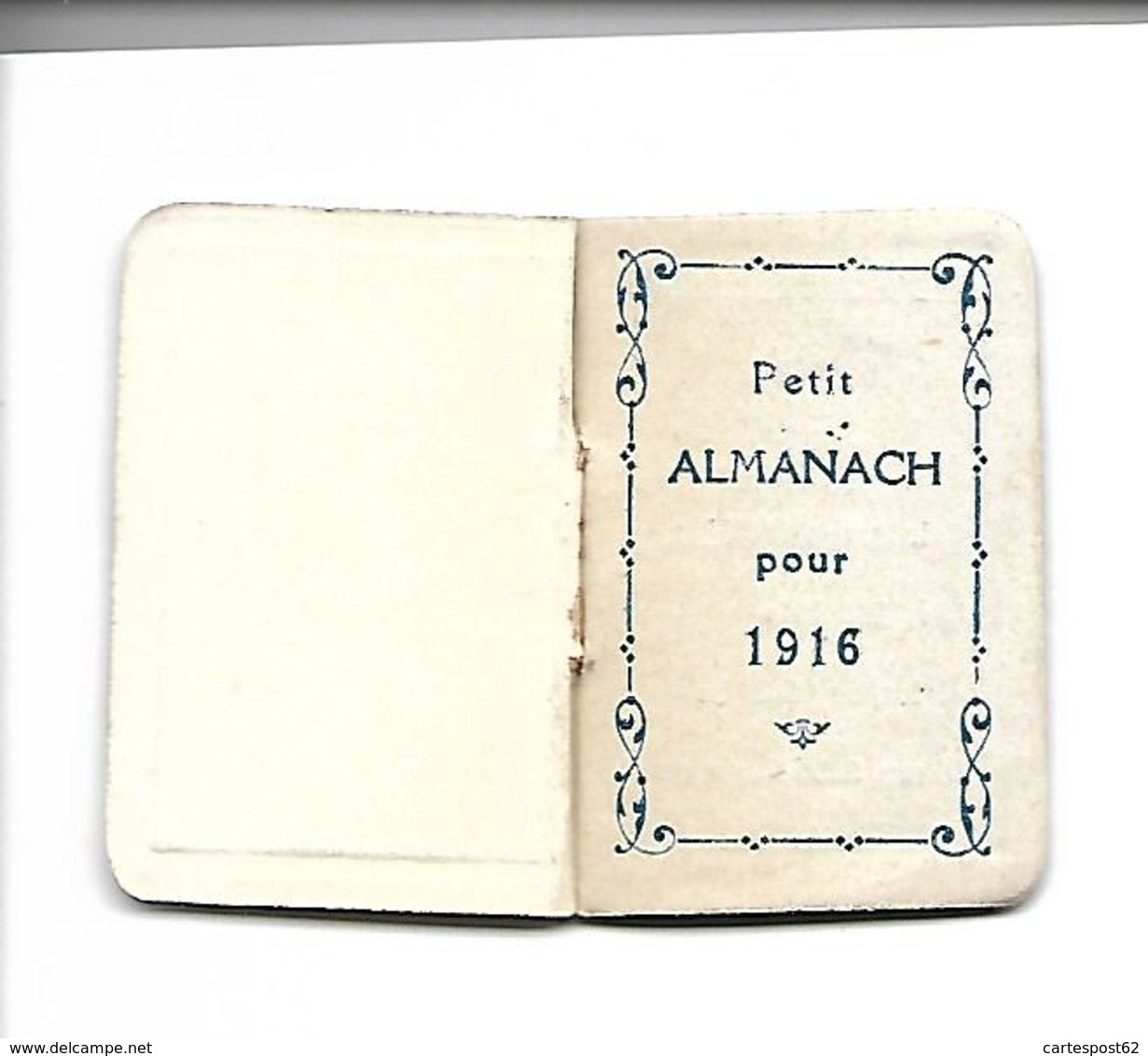 Petit Almanach Pour 1916. (Calendrier). - Formato Piccolo : 1901-20