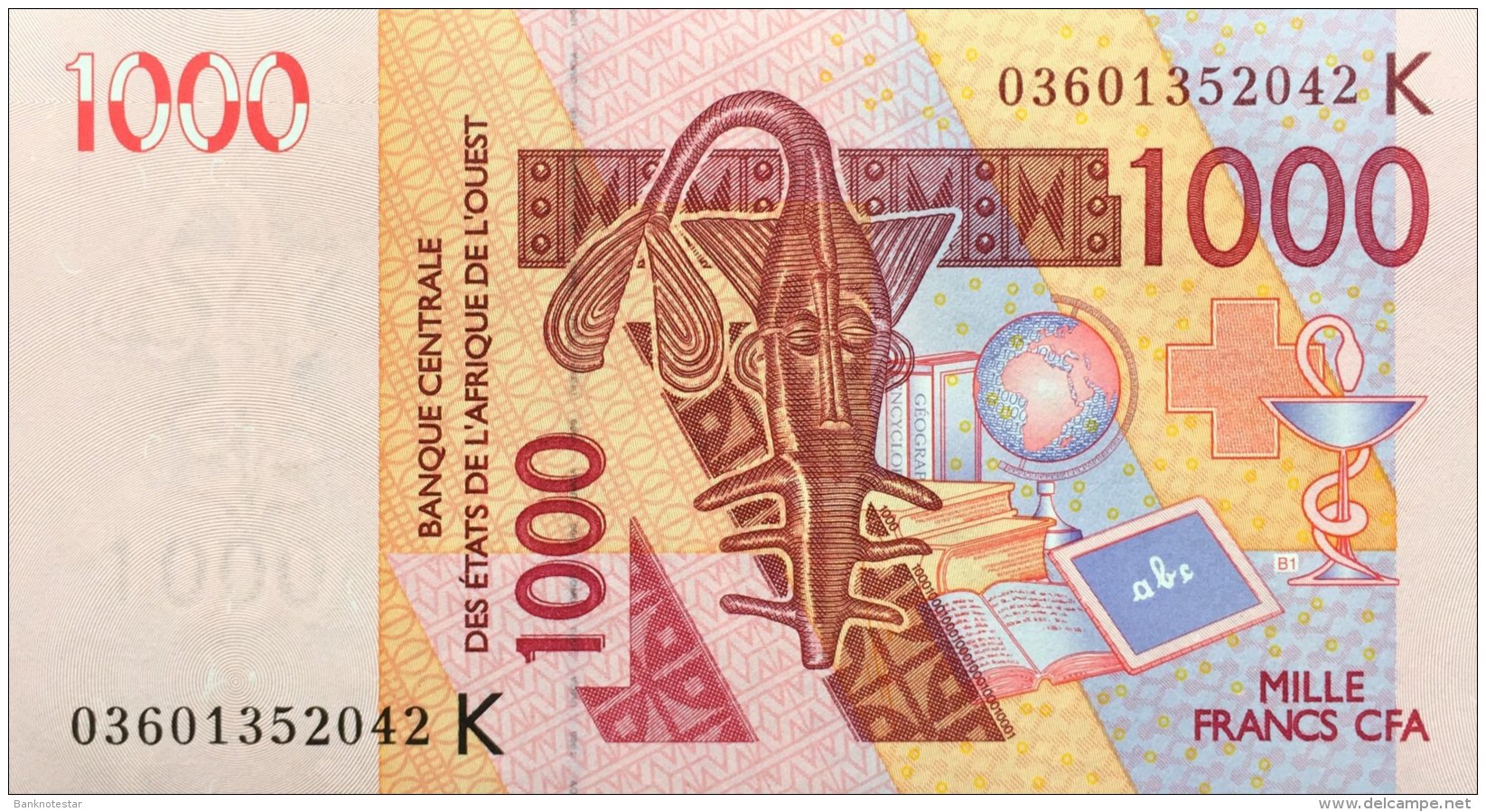 West African States 1.000 Francs, P-715Ka (2003) UNC - SENEGAL - États D'Afrique De L'Ouest