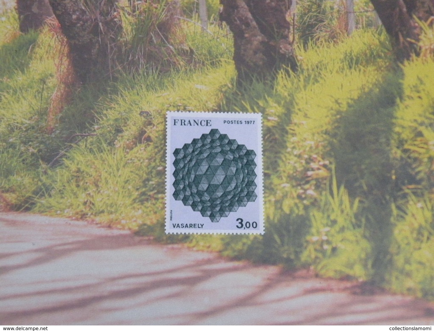 Timbre Neuf 1977 > N°1924 - Y&T - Oeuvre De Vasarely - Coté 1,85€ - Unused Stamps