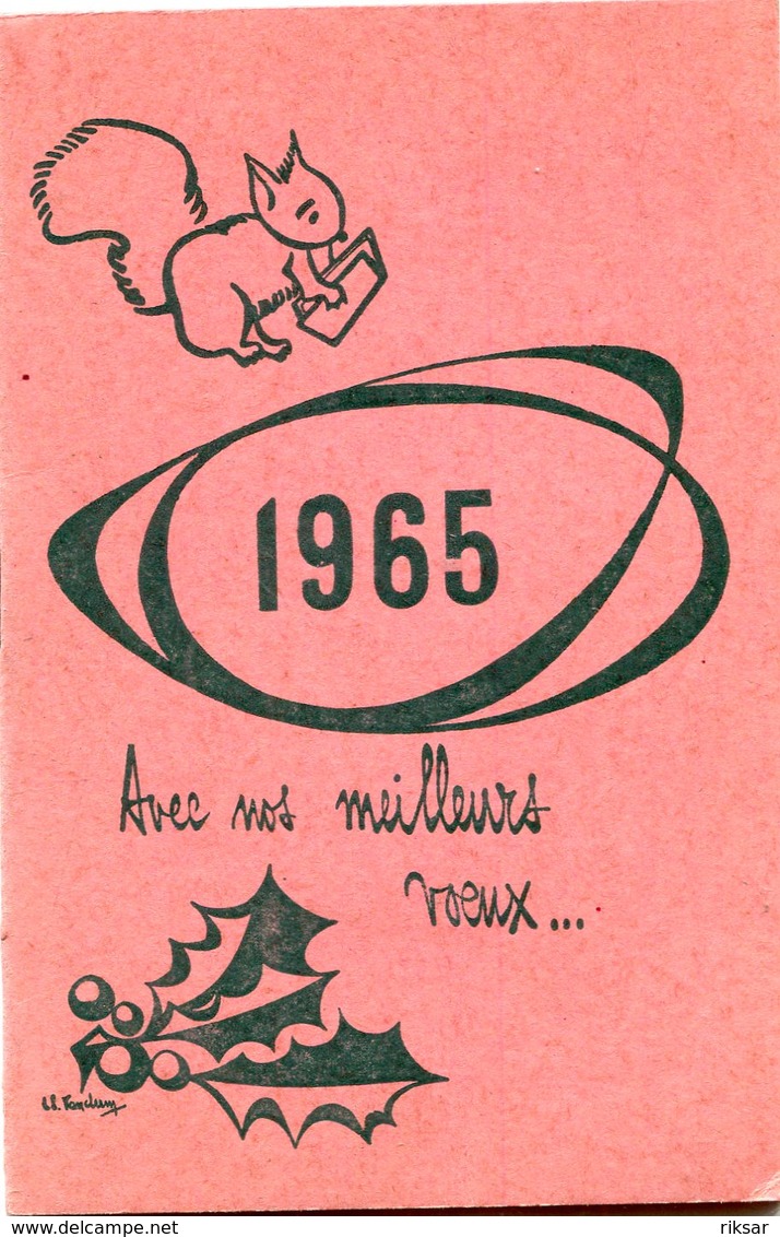 AGENDA 1965 - Petit Format : 1961-70